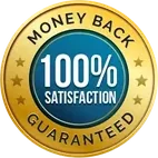 Seal: money-back satisfaction guarantee
